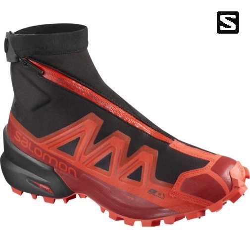 Tenis Para Trail Running Salomon Snowspike CSWP Mujer Negros Rojos | MX CDUL807